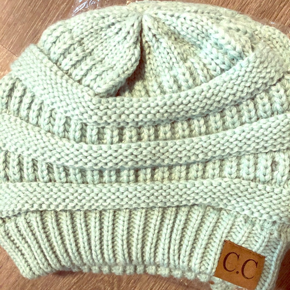 Light blue c.c. Beanie